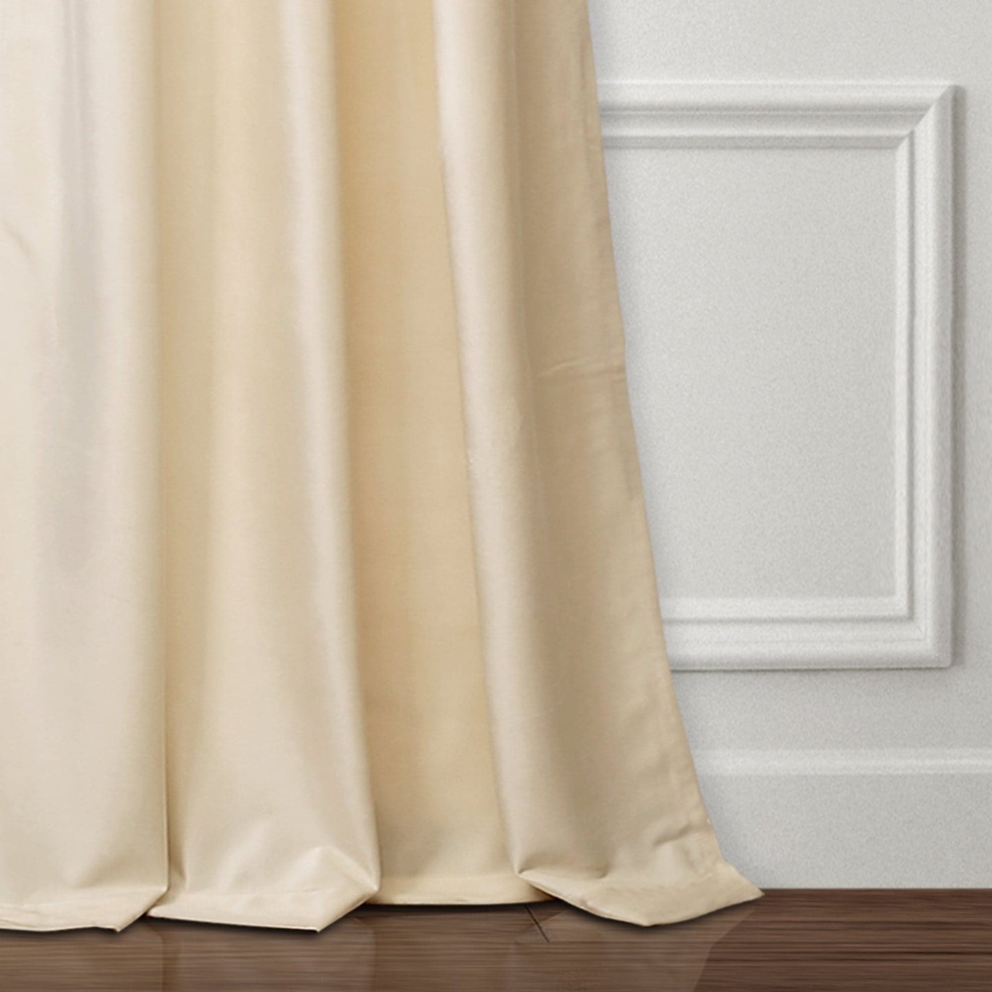 Prima Velvet Solid Back Tab Rod Pocket Lichtfilterndes Fenster Vorhangpaneel Set
