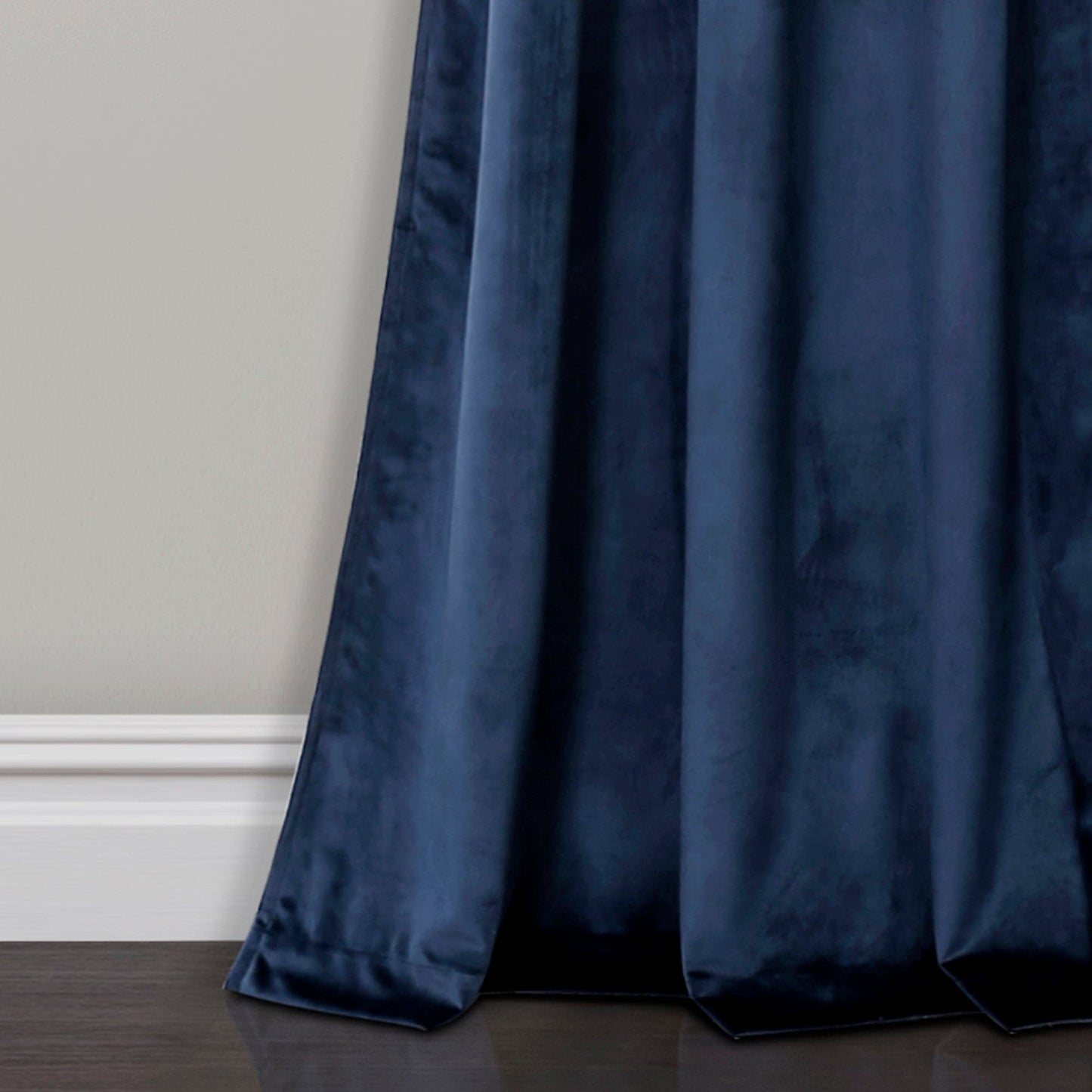 Prima Velvet Solid Back Tab Rod Pocket Lichtfilterndes Fenster Vorhangpaneel Set