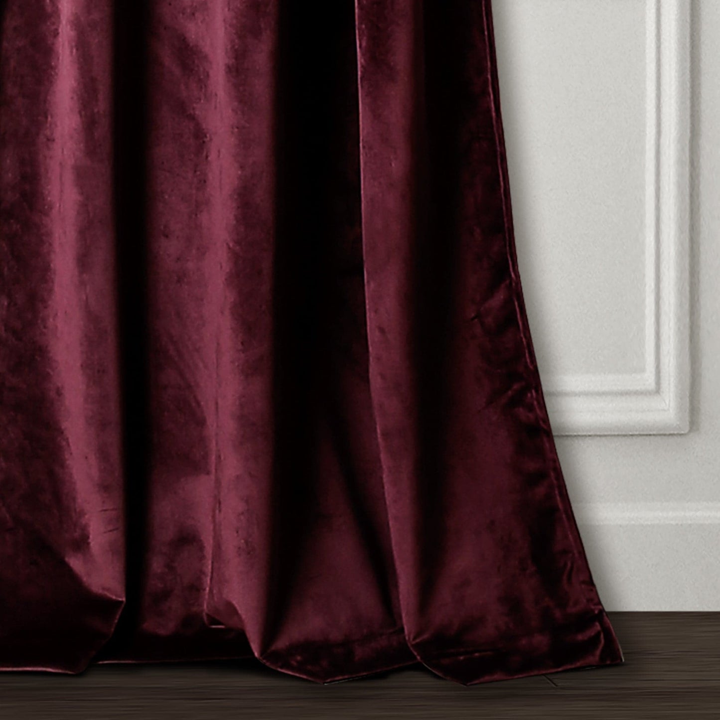 Prima Velvet Solid Back Tab Rod Pocket Lichtfilterndes Fenster Vorhangpaneel Set