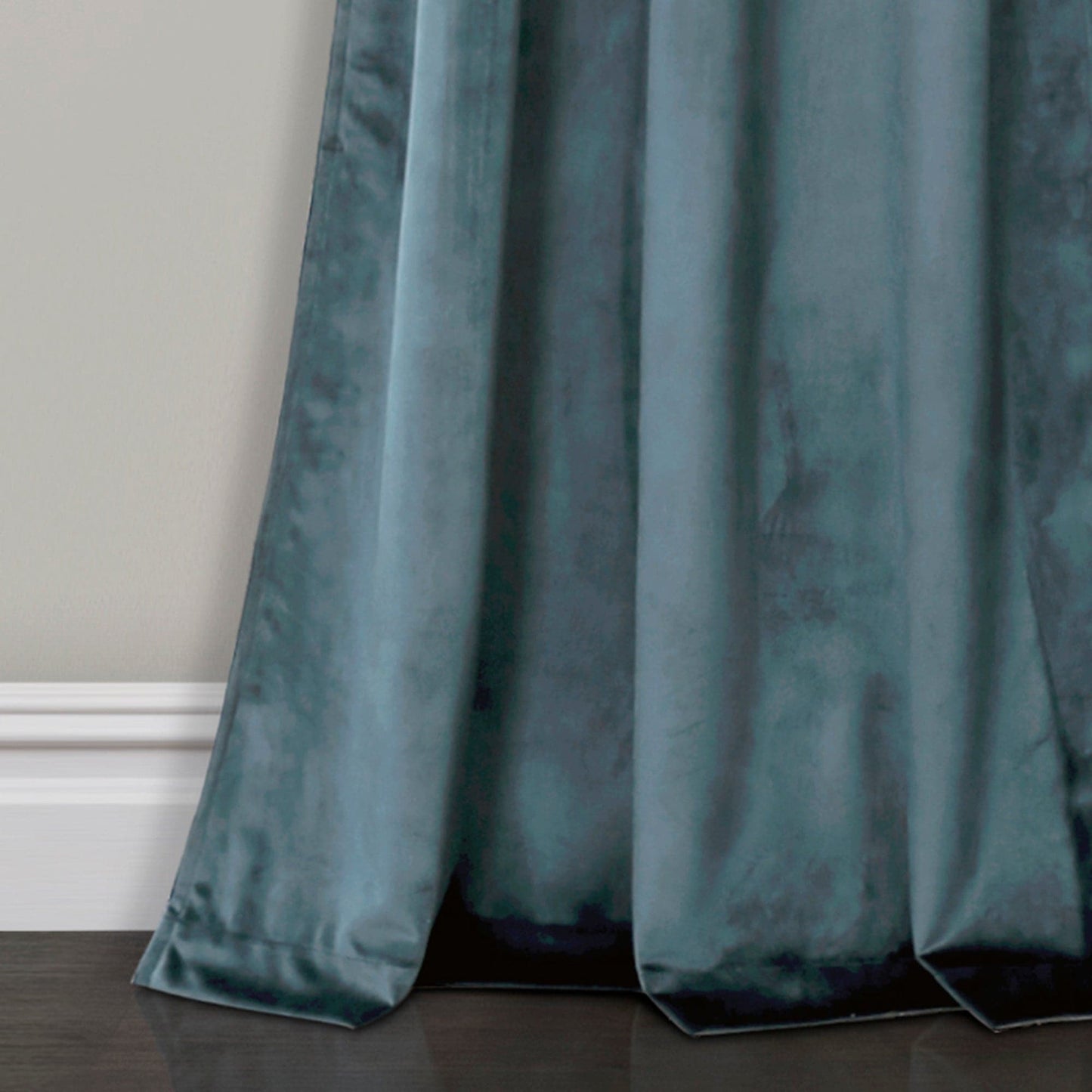 Prima Velvet Solid Back Tab Rod Pocket Lichtfilterndes Fenster Vorhangpaneel Set