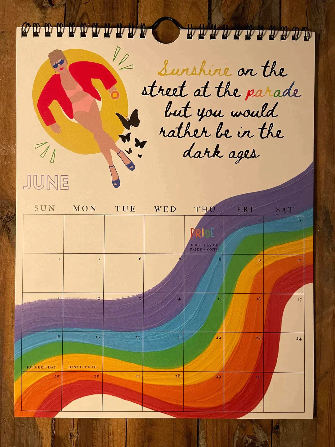 2025 TS Songtexte Wandkalender