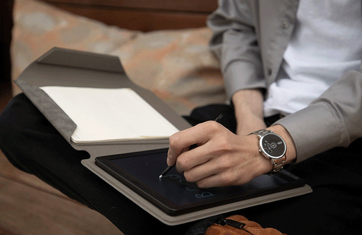 Sandsberg | Intelligentes Modulares Notebook mit elektronischer Tinte & Papier für unendliches & einfacheres Schreiben