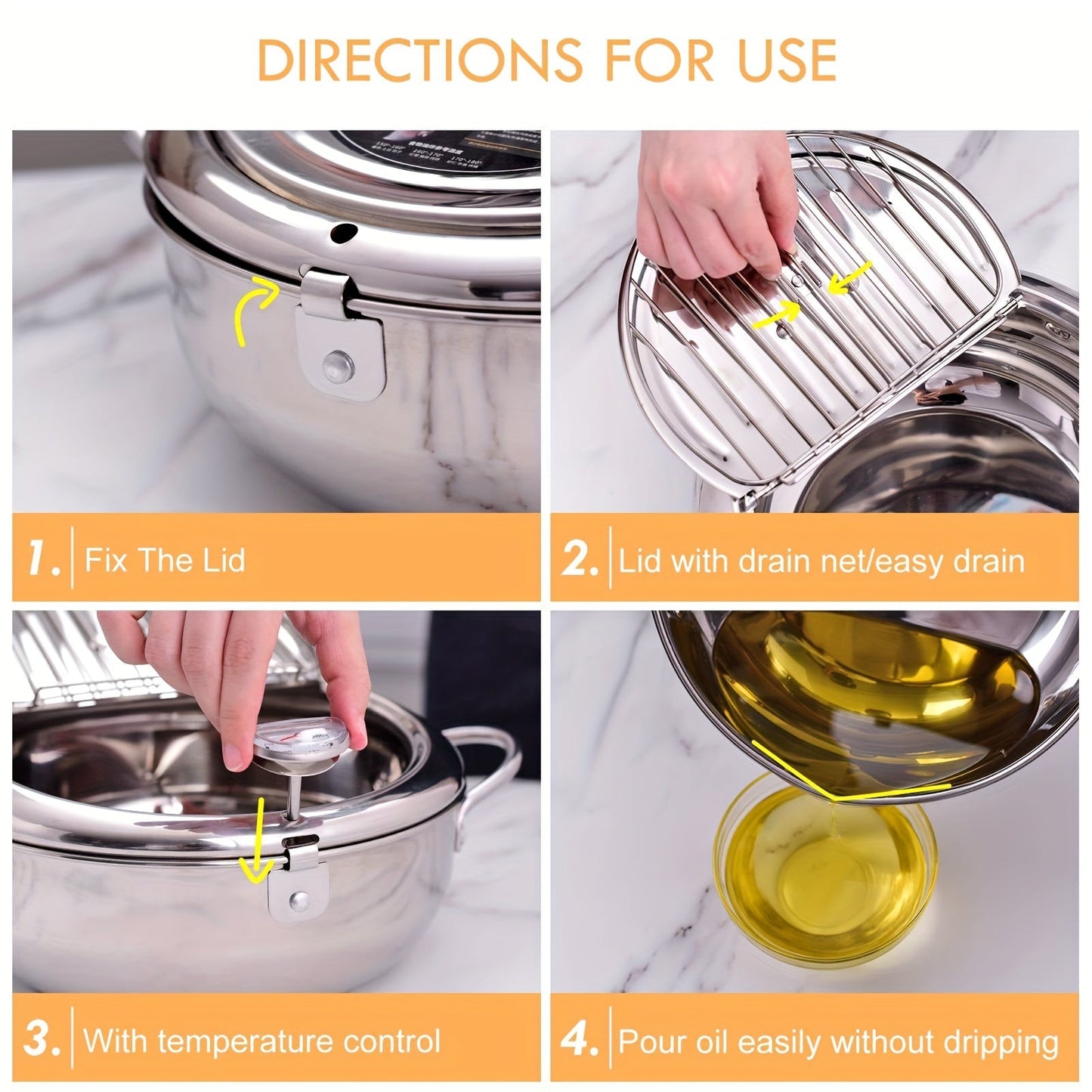 ThermaFryer - Premium Fritteuse mit Temperaturkontrolle