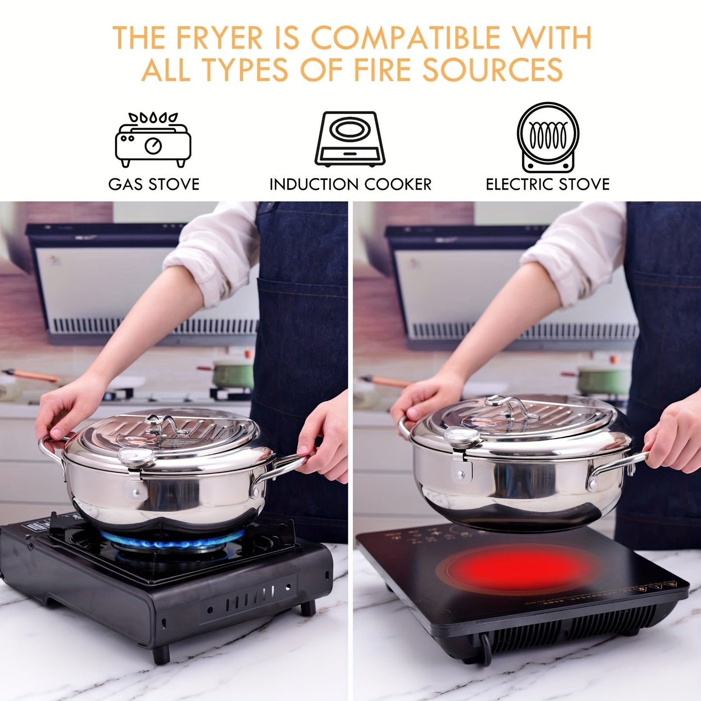 ThermaFryer - Premium Fritteuse mit Temperaturkontrolle