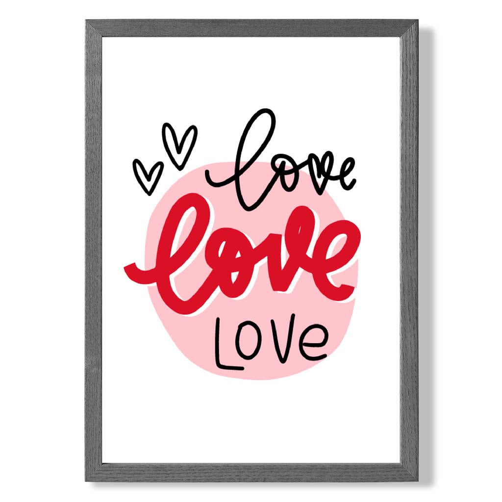 Circle of Love Gerahmter Kunstdruck
