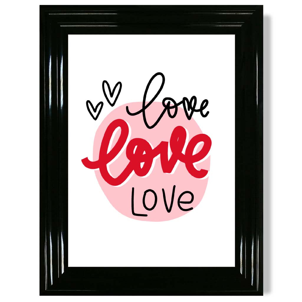 Circle of Love Gerahmter Kunstdruck