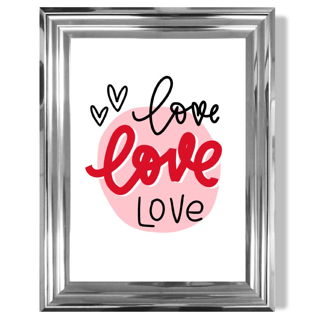 Circle of Love Gerahmter Kunstdruck