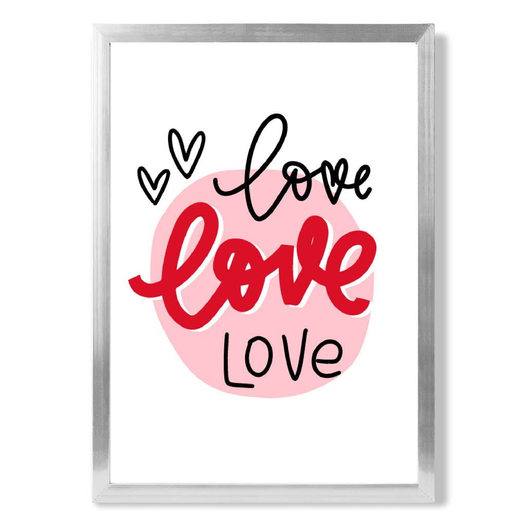 Circle of Love Gerahmter Kunstdruck