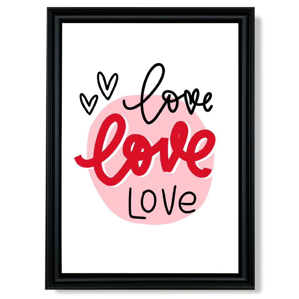 Circle of Love Gerahmter Kunstdruck