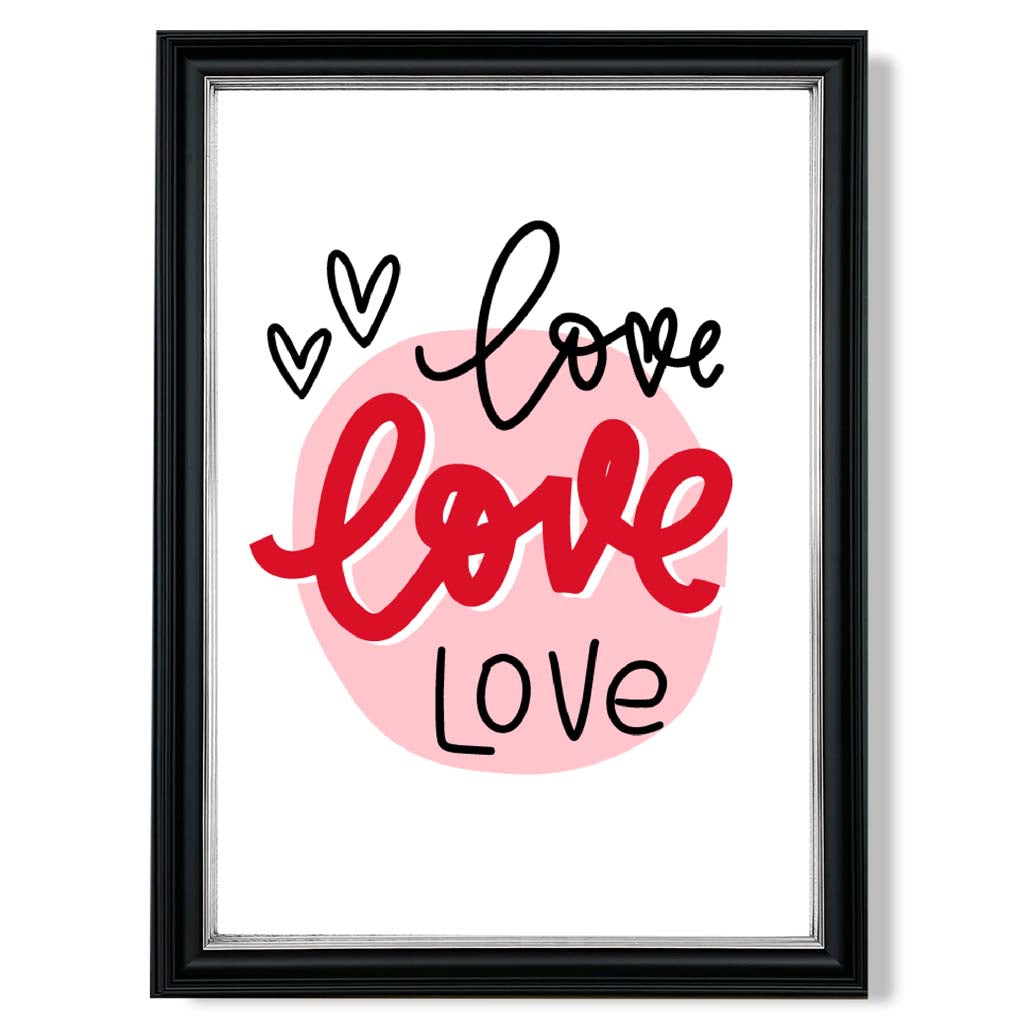 Circle of Love Gerahmter Kunstdruck