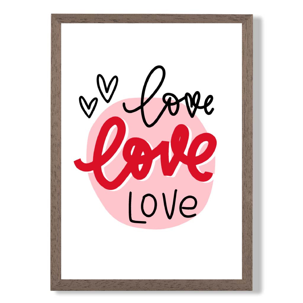 Circle of Love Gerahmter Kunstdruck