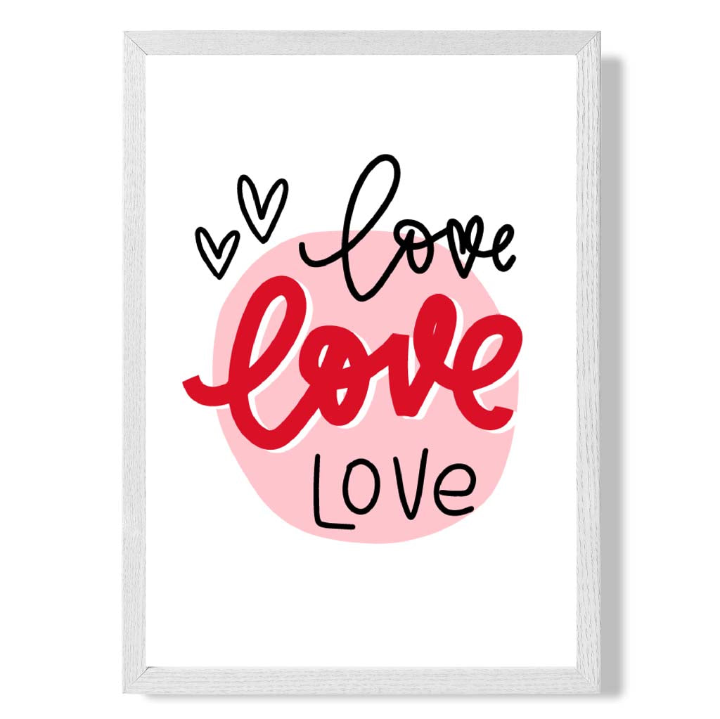 Circle of Love Gerahmter Kunstdruck