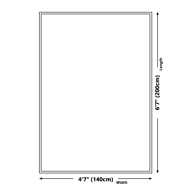 Schwarzer geometrischer Musterteppich Polyester moderner Teppich waschbar rutschfest haustierfreundlicher Teppich für das Wohnzimmer