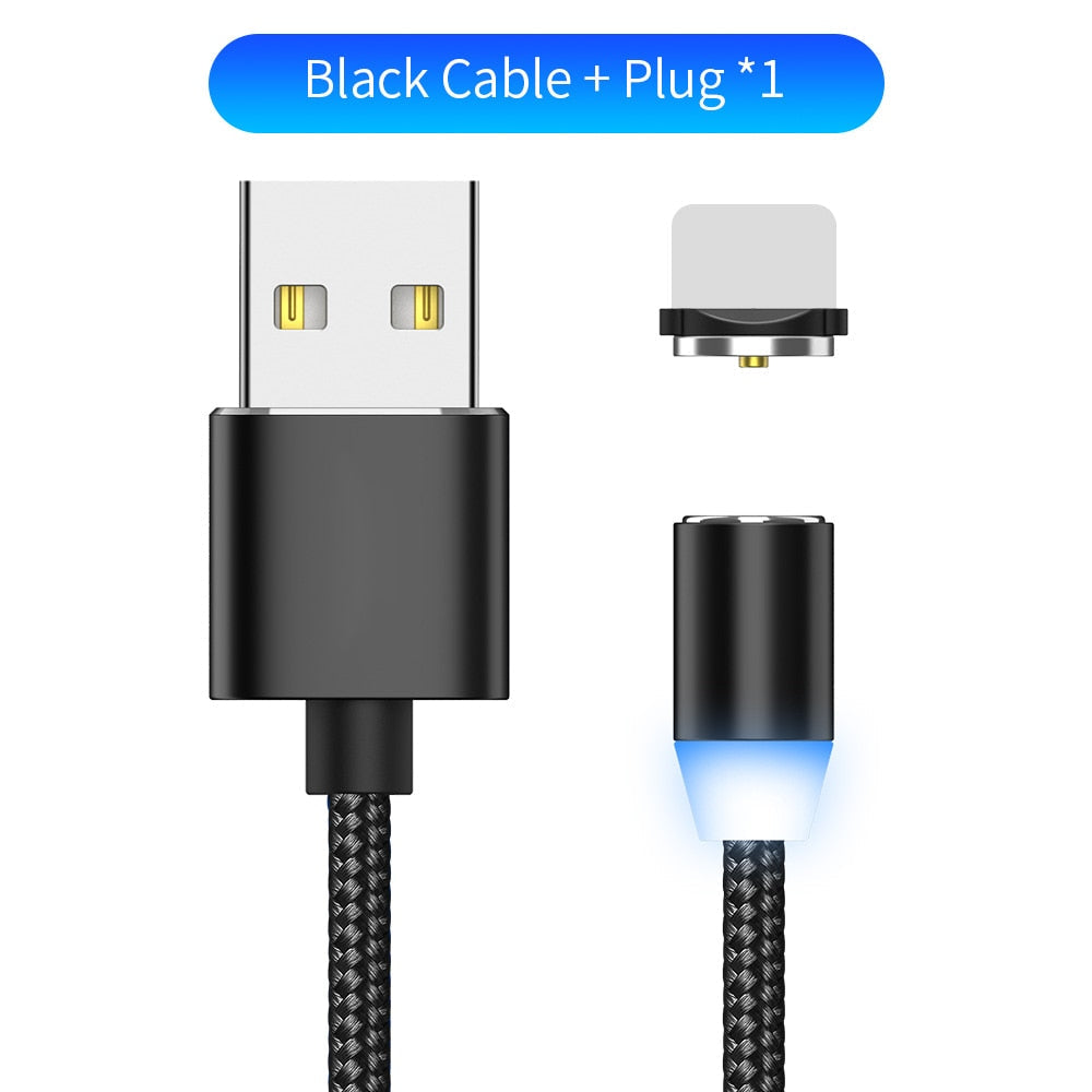 Kompatibel mit Apple, YBD 1m magnetisches LED-Ladekabel