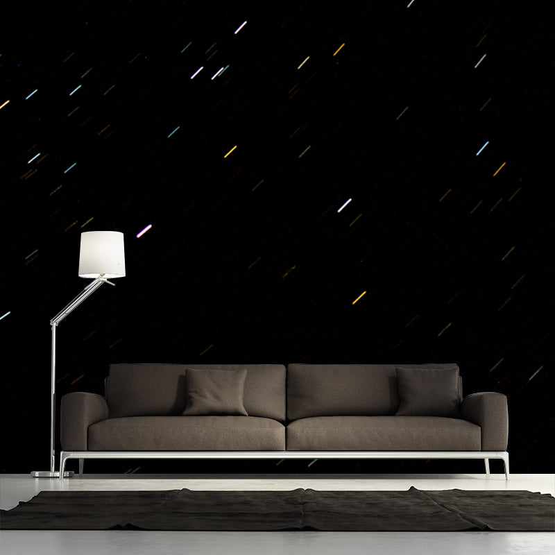 Foto Bedruckte Meteorenschauer Wandmalerei Vollformat Wandverkleidung für das Wohnzimmer, Maßanfertigung