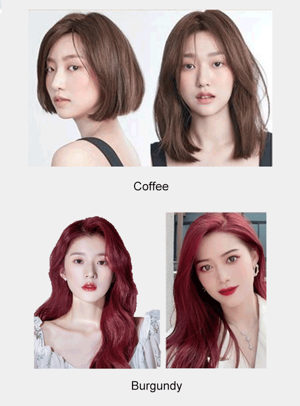 Reine Pflanzenextrakte für graues Haar Bubble Dye