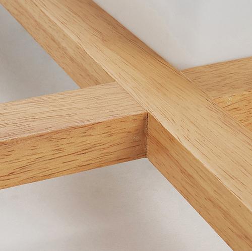 Massive Holz Quadrat Japanische Tatami LED Deckenleuchte