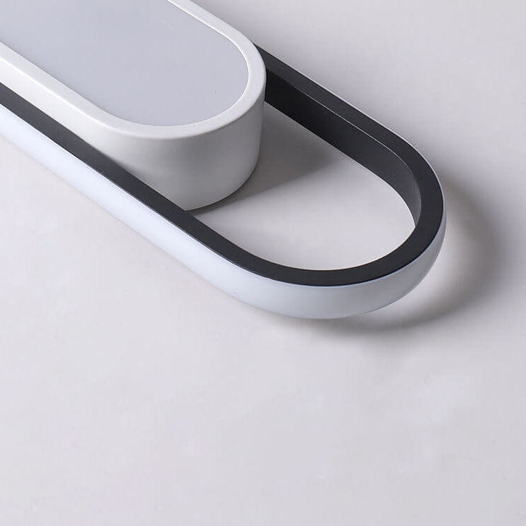 nordische geometrische rechteckige akrylpulver beschichtete LED-Deckenleuchte