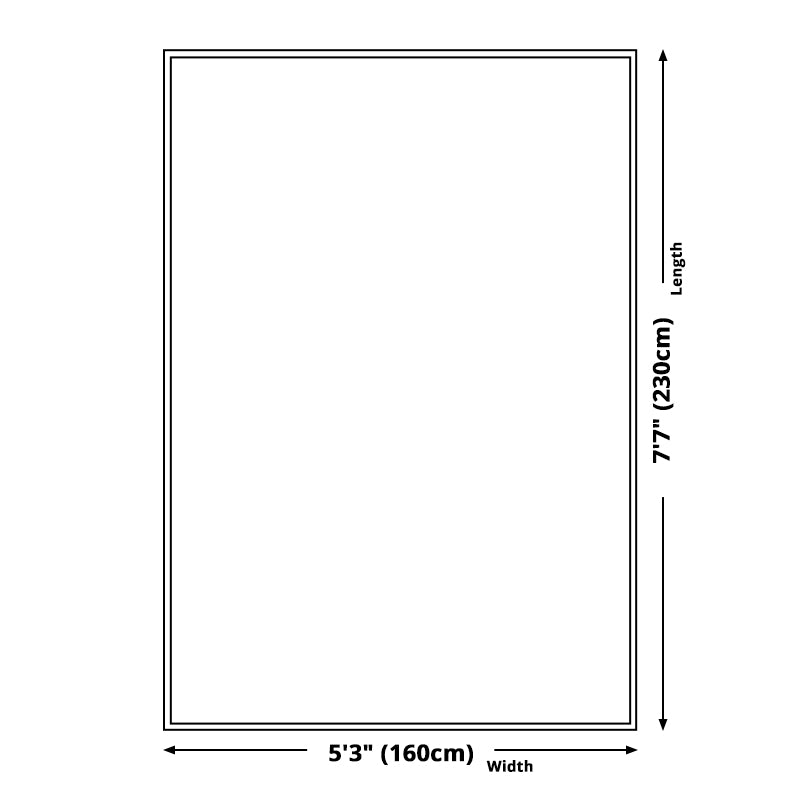 Schwarzer geometrischer Musterteppich Polyester Moderner Teppich Waschbar Rutschfest Haustierfreundlicher Teppich für das Wohnzimmer