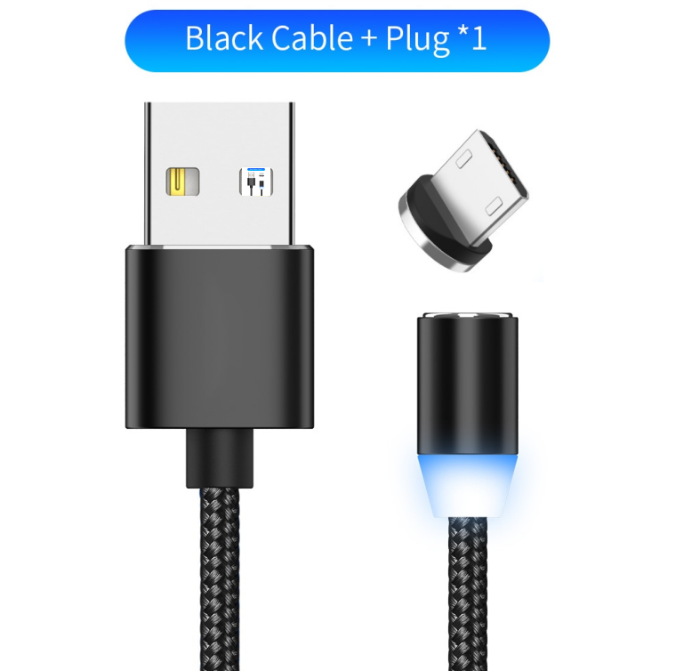 Kompatibel mit Apple, YBD 1m magnetisches LED-Ladekabel