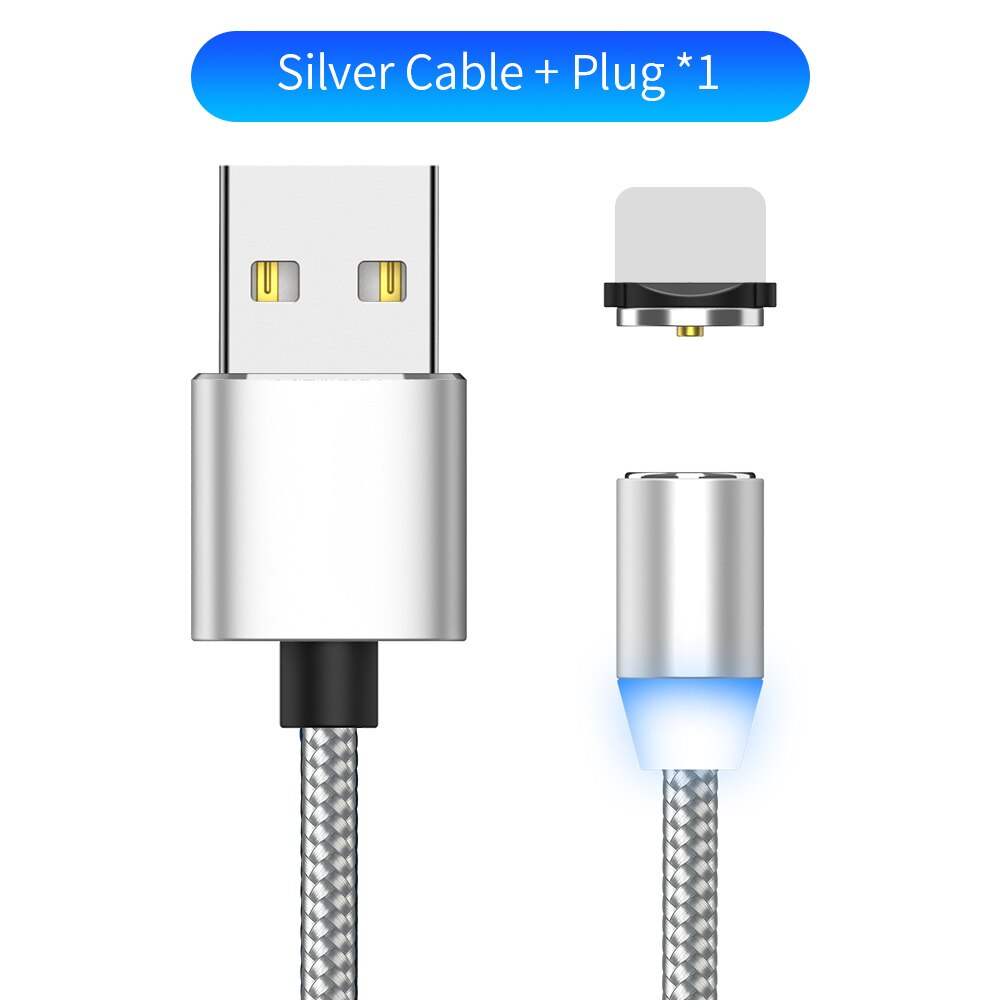 Kompatibel mit Apple, YBD 1m magnetisches LED-Ladekabel