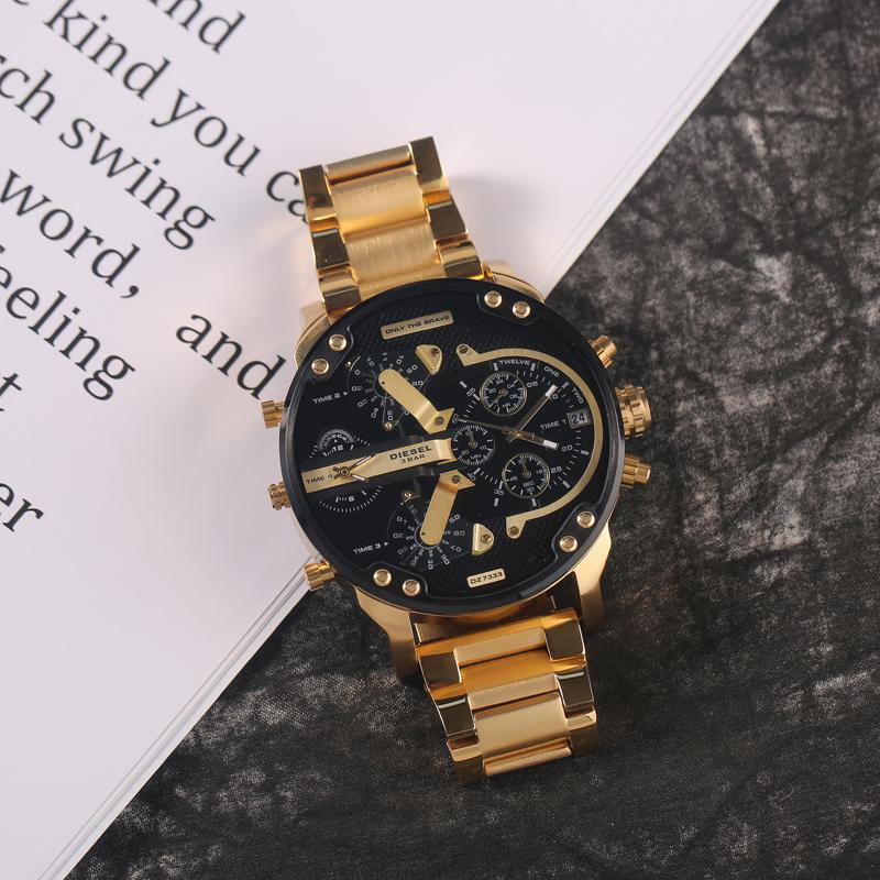 Edelstahl Chronograph Quarz Uhr