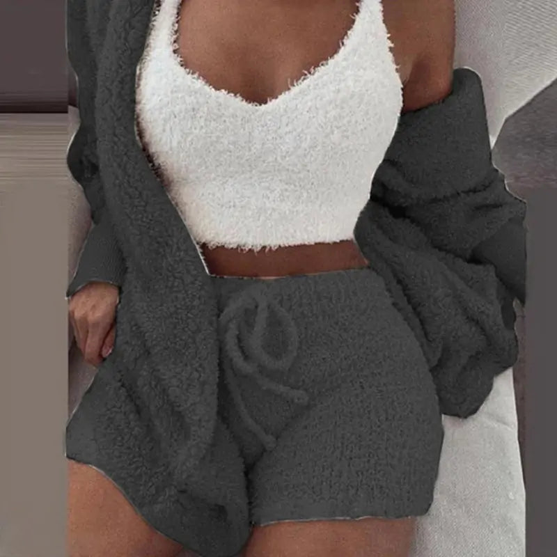 Flanellvelours-Pyjama-Set