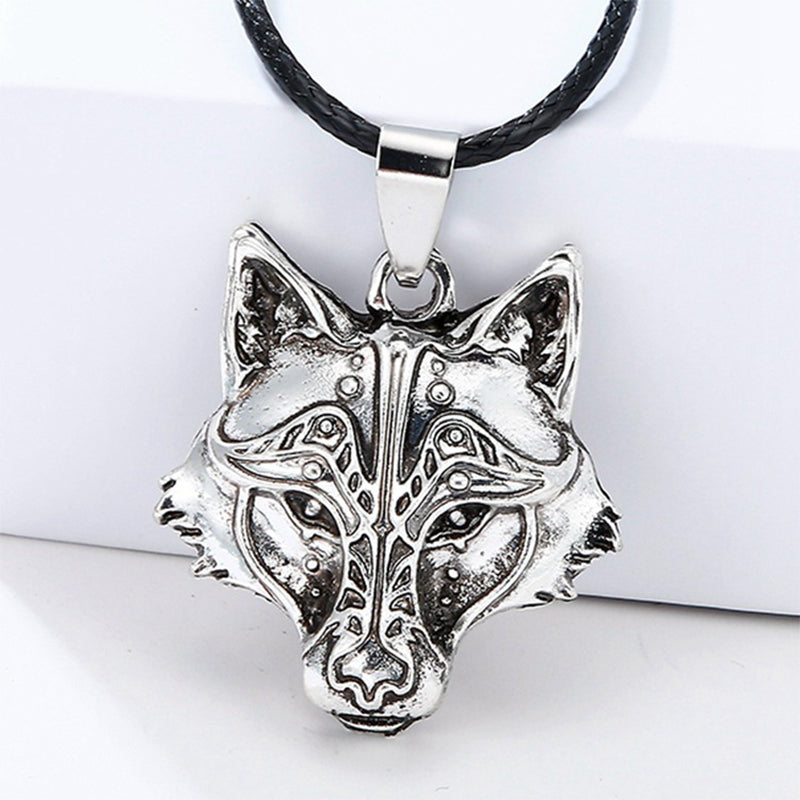 Einzigartige Wolf-Halskette