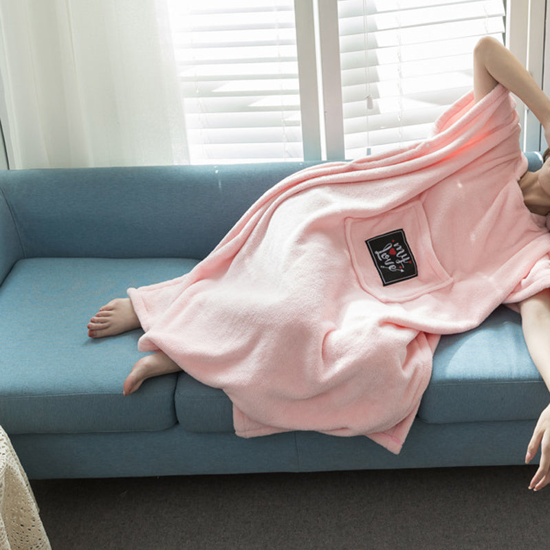 Mädchenhafter Pullover-Bademantel aus weichem Baumwollfleece