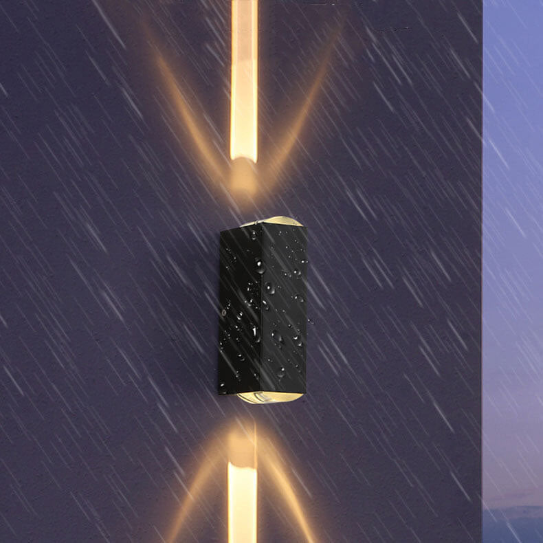Sandsberg LED Außenwandleuchte | Wasserdicht & Modernes Design | Rechteckige Außenlampe für Haus & Garten