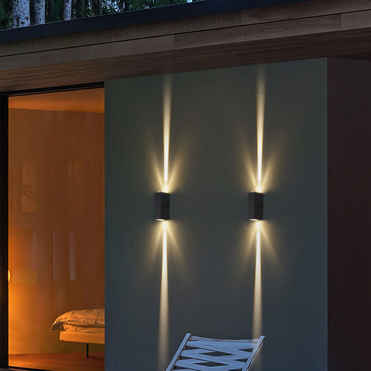 Sandsberg LED Außenwandleuchte | Wasserdicht & Modernes Design | Rechteckige Außenlampe für Haus & Garten