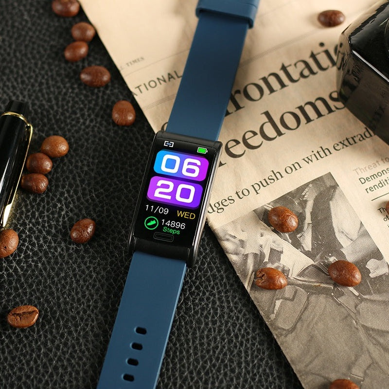 Sandsberg Smart Armband 3-Kanal-EKG Blutdruck Blutsauerstoff Blutzucker Schlaferkennung