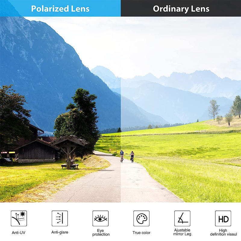 Clip-On-Polarisierte-Sonnenbrille