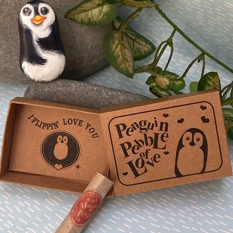 Lustiges Pinguin-Weihnachtsgeschenk