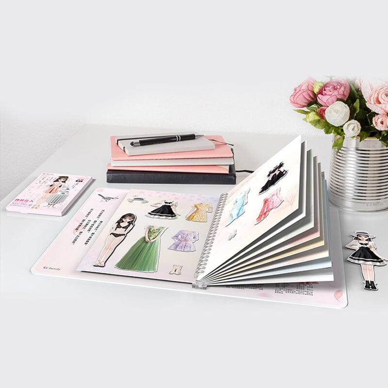 2024 Neues Magnetisches Prinzessinnen-Kleidungs-Papierpuppe