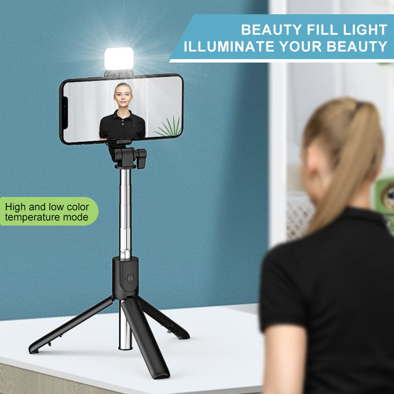 6-in-1-kabelloser Bluetooth-Selfie-Stick