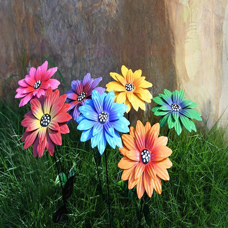 Garten schmiedeeiserne Blumen Dekoration