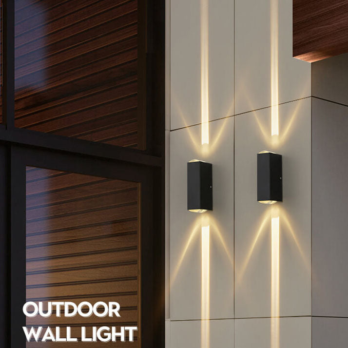 Sandsberg LED Außenwandleuchte | Wasserdicht & Modernes Design | Rechteckige Außenlampe für Haus & Garten