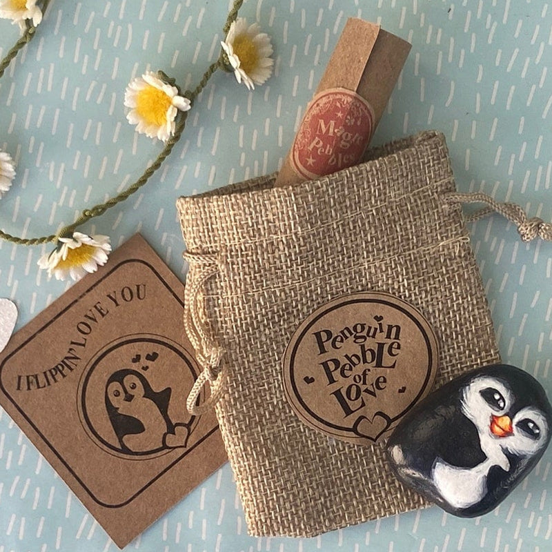 Lustiges Pinguin-Weihnachtsgeschenk