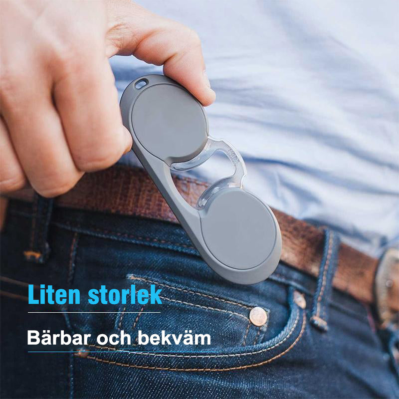 Ärmellose Lesebrille mit mehreren Fokussen