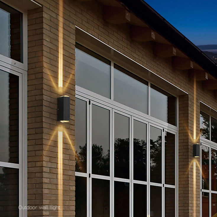 Sandsberg LED Außenwandleuchte | Wasserdicht & Modernes Design | Rechteckige Außenlampe für Haus & Garten