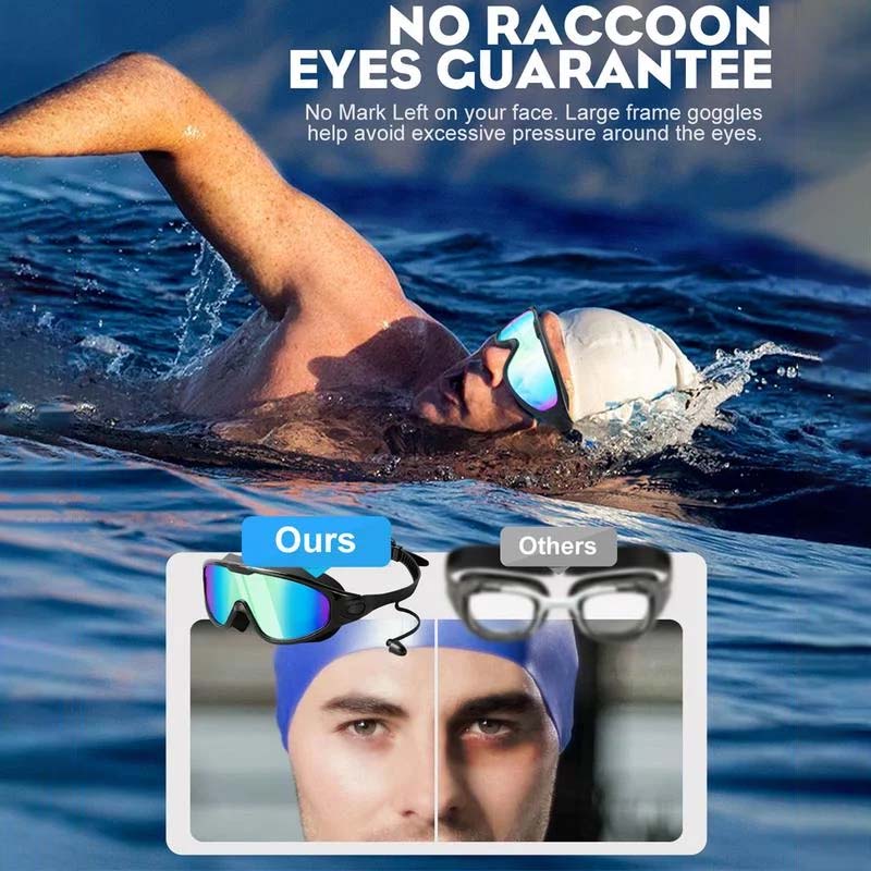 Breitblick Anti-Beschlag Schwimmbrille