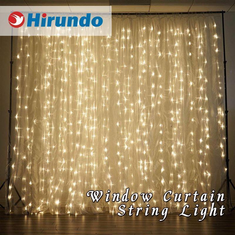 Twinkle Star 300 LED Fenster Vorhang Lichterkette