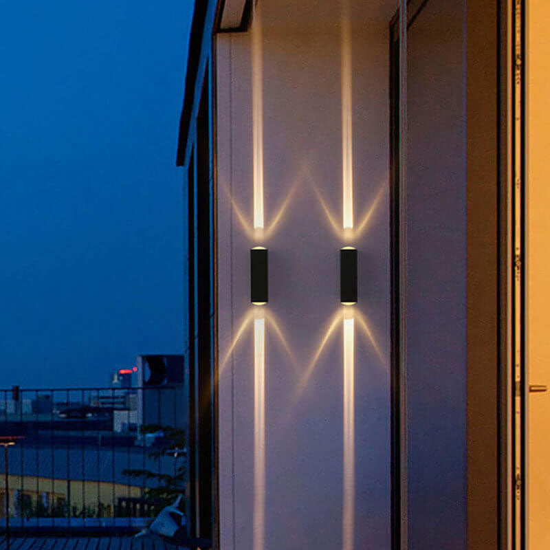 Sandsberg LED Außenwandleuchte | Wasserdicht & Modernes Design | Rechteckige Außenlampe für Haus & Garten