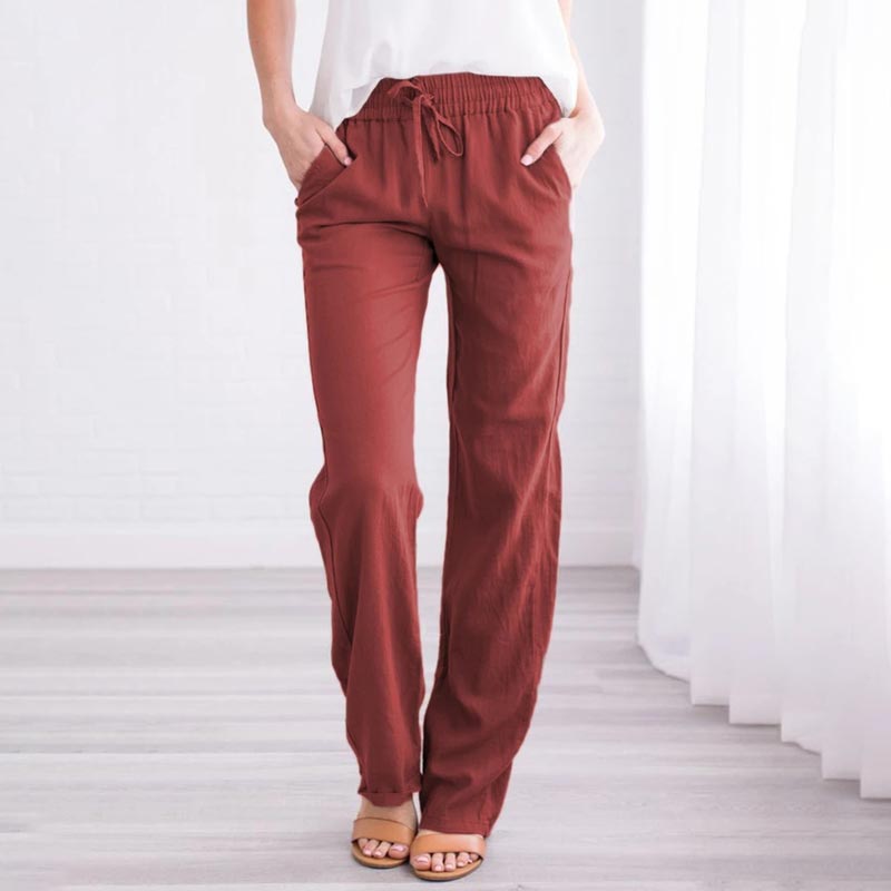 Lockere, bequeme Damen-Hose aus Leinen und Baumwolle🥰Kaufen Sie 2 Stück versandkostenfrei