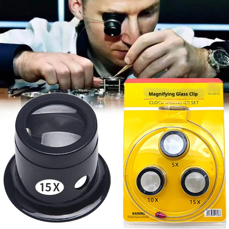 Glas-Clip-Lupe für Uhrmacher