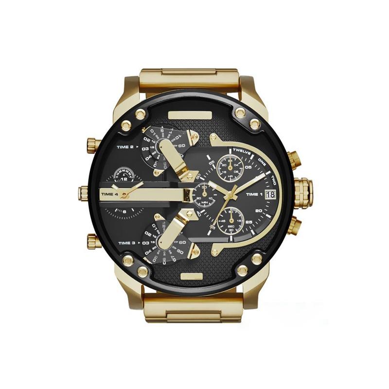 Edelstahl Chronograph Quarz Uhr