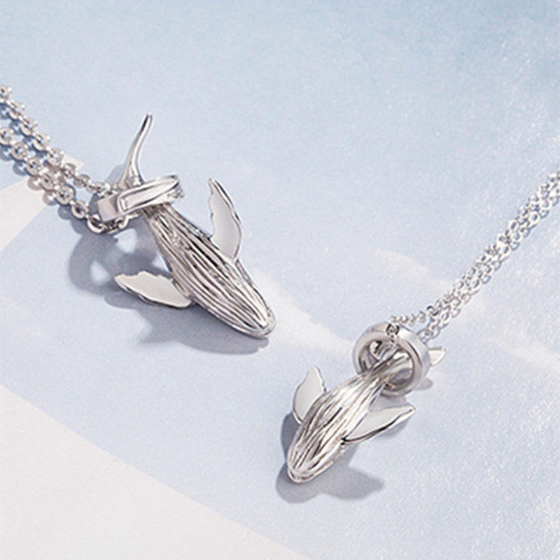 Sandsberg | Wal Silber Paar Schlüsselbein Kette