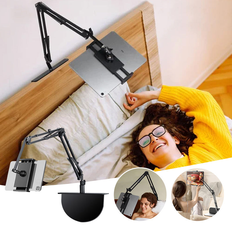 Versteckter Telefon-/Tablethalter am Bett