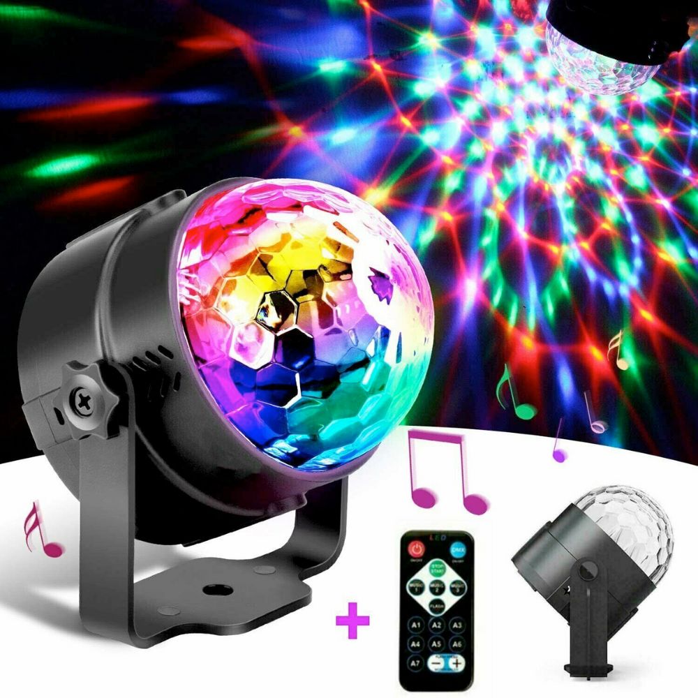 LED-Party-Projektorlicht mit Soundaktivierung